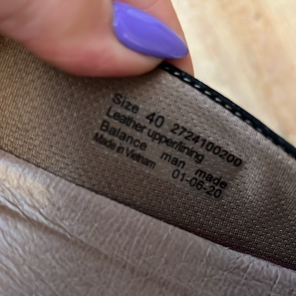 Dansko Karen Loafer Burnished Black Nubuck Leather Bow Ruching Size EU 40 9.5-10 - Picture 10 of 11